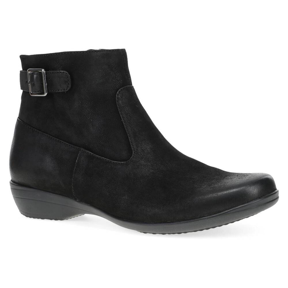 NEW DANSKO women's finnley bootie in black burnished